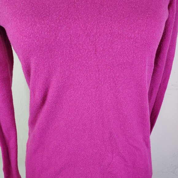 Maison Jules Juniors Pink Raspberry Mockneck Sweater XS - Picture 6 of 10